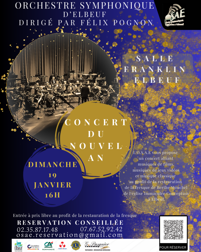 Dimanche 19 janvier 2025 16h00 : « Concert du nouvel an » Dimanche 19 janvier 2025 16h00 : « Concert du nouvel an »